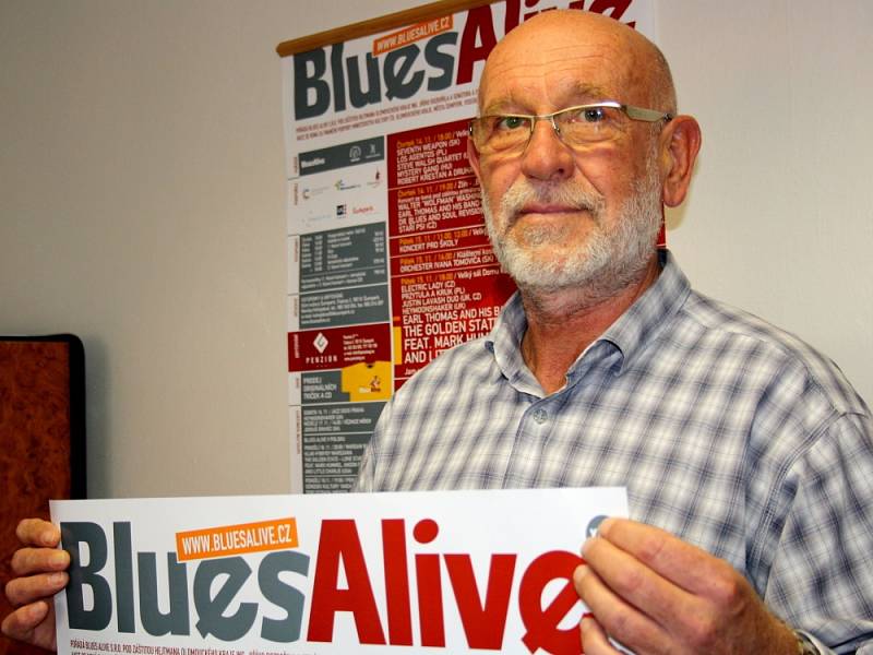 Vladimír Rybička, ředitel  mezinárodního festivalu Blues Alive