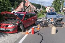Nehoda v sobotu 16. července v Lipové-lázních.