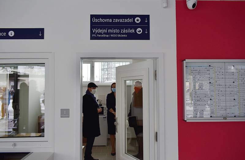 Nový přestupní terminál Šumperk - výpravní budova na autobusovém nádraží.