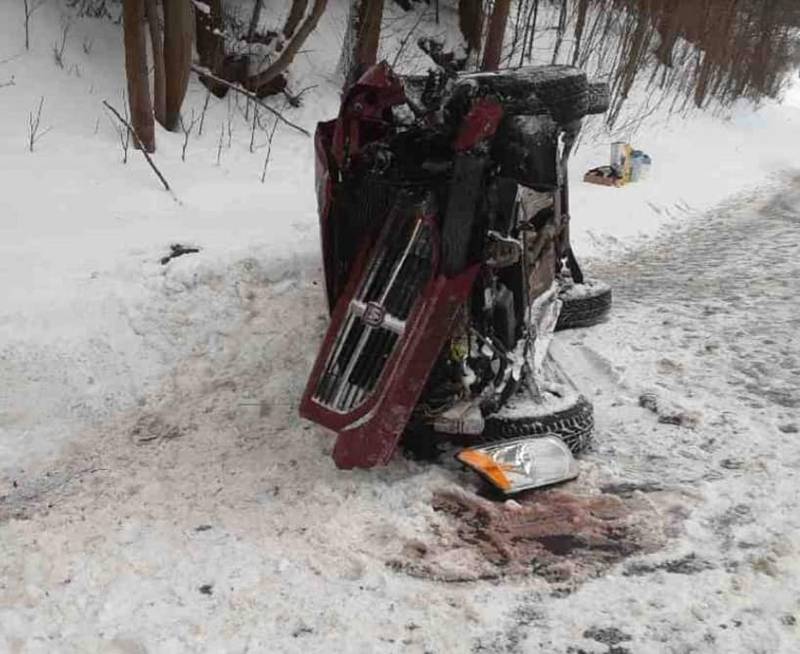 U Ramzové skončilo auto na boku.