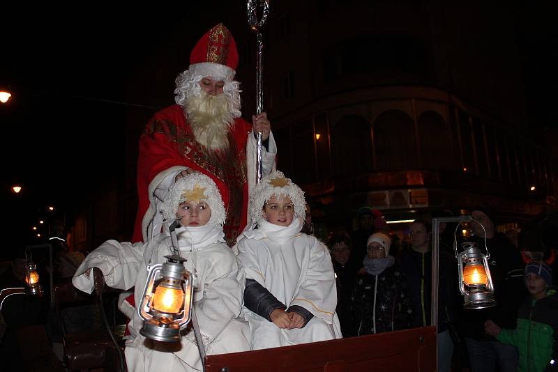 Mikulášský průvod v Šumperku 5. 12. 2017