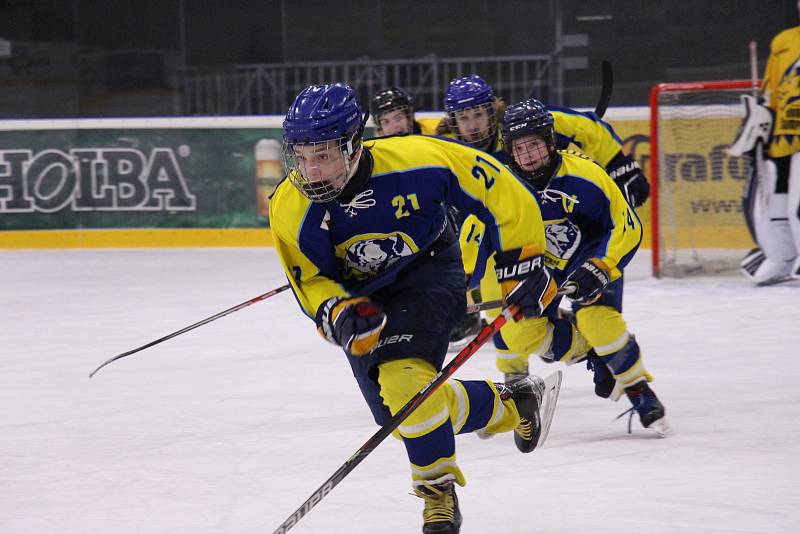 Baráž o extraligu 9. tříd: HK Mladí Draci Šumperk - HC ZUBR Přerov 3:1.