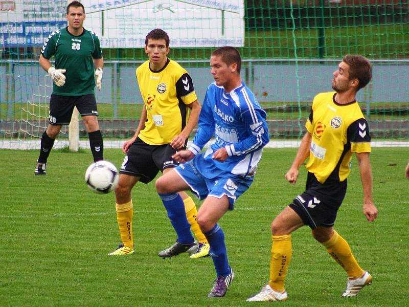 Zábřeh versus Rosice (žluté dresy).