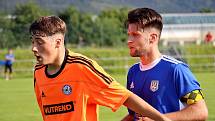 Fotbalisté Šumperku (v modrém) hostili Sigmu U18.