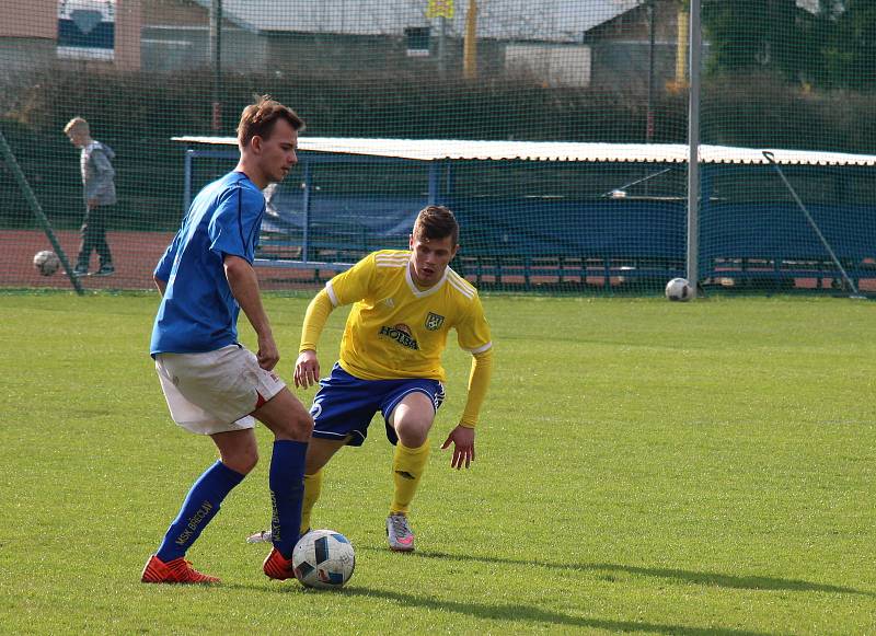 Šumperští fotbalisté na jaře poprvé přišli o body, doma remizovali s Břeclaví 1:1.