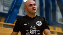 Zápas 1. kola FUTSAL ligy 2017/18. Jeseník v ostravské hale VŠB porazil Mělník 3:1.