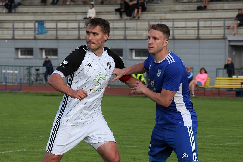 V divizním krajském derby se radují fotbalisté Šumperku, doma těsně porazili 1. HFK Olomouc.