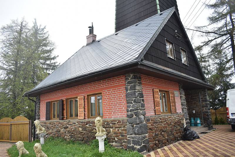 Rozhledna Lázek v Zábřežské vrchovině- Reichlova chata.