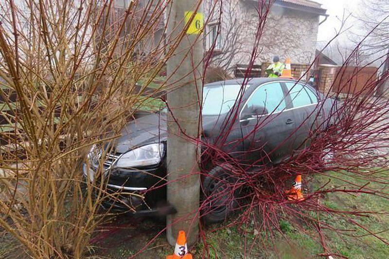 Havárie řidičky volkswagenu v Javorníku