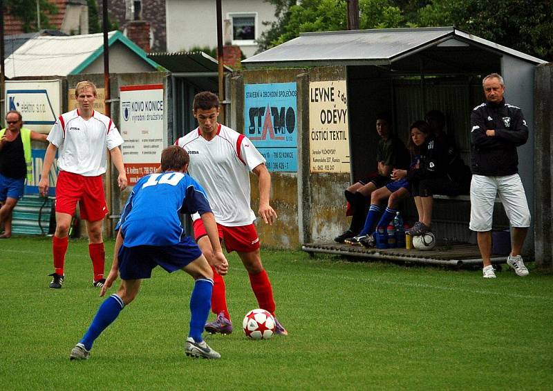 Konice versus Zlaté Hory (modré dresy)