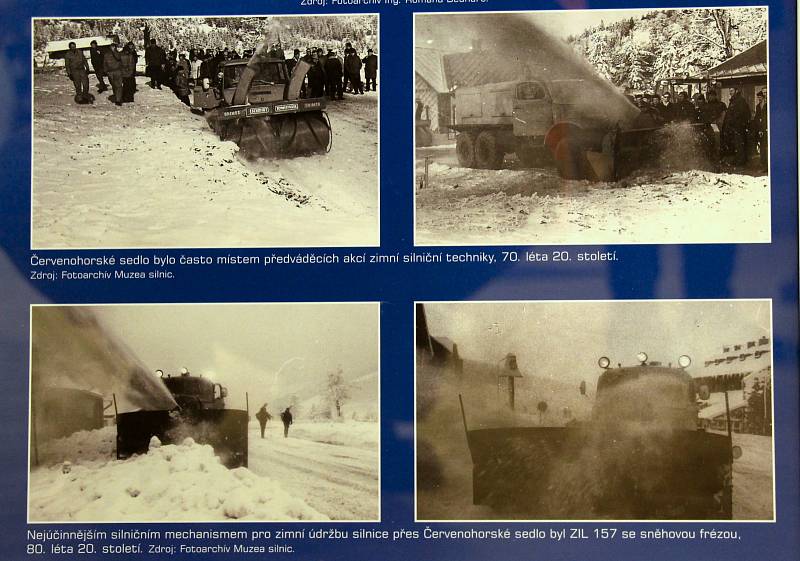 Výstava o zimní údržbě v Muzeu silnic ve Vikýřovicích