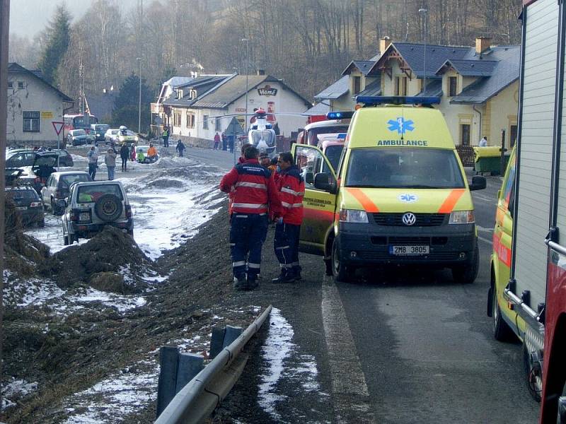 Tragická nehoda v Koutech nad Desnou