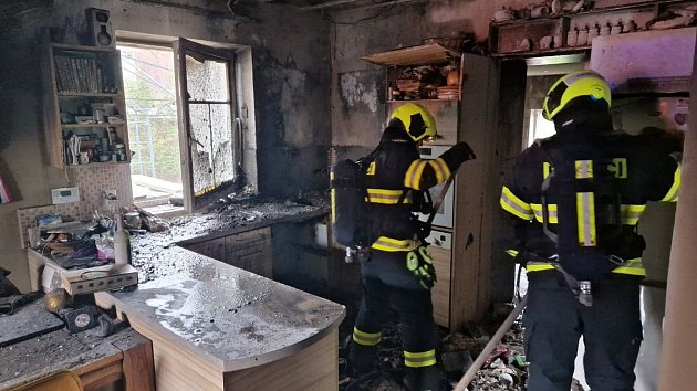 Požár ve Studénkách: šest mrtvých border kolií, majitel vážně zraněný