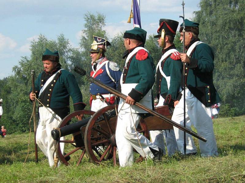 Vzpomínková bitva na vítězství rakouských vojsk nad Prušáky u Zlatých Hor