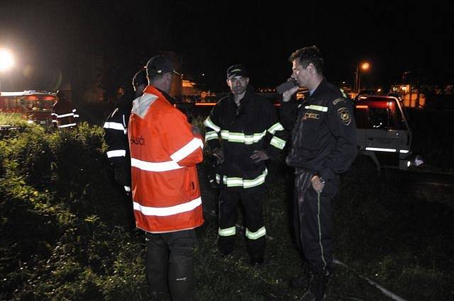 Jesenicko v noci na 29. května 2014 zasáhly lokální záplavy