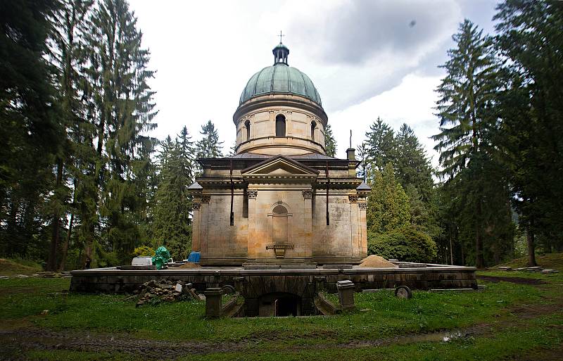 Kaple s hrobkou rodu Kleinů v Sobotíně