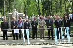 Znovuodhalení pomníku Vinzenze Priessnitze