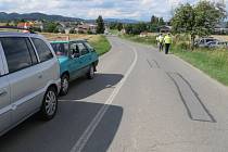 Nehoda opilého šoféra formanu u Rovenska