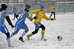 Fotbal na sněhu. Devatenácka Šumperku v přípravě přestřílela Rapotín