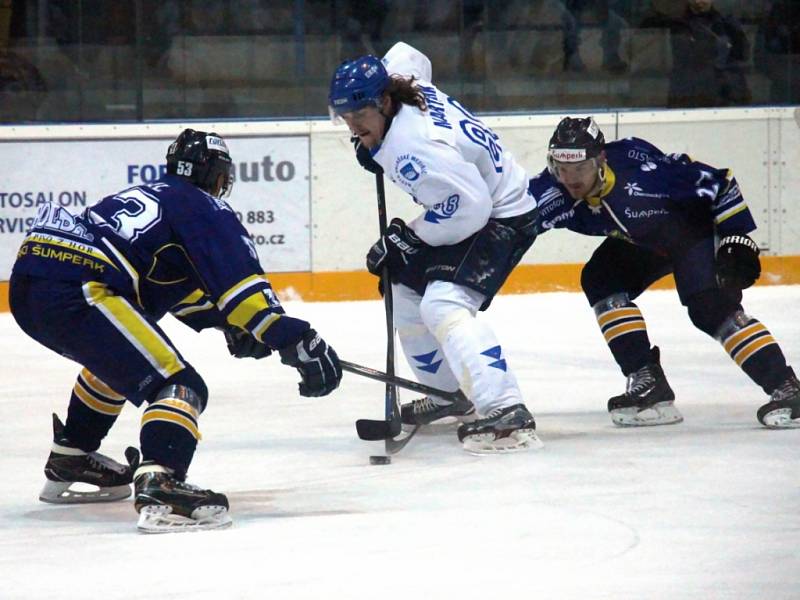 Draci Šumperk - HC Bobři Valašské Meziříčí 0:2.