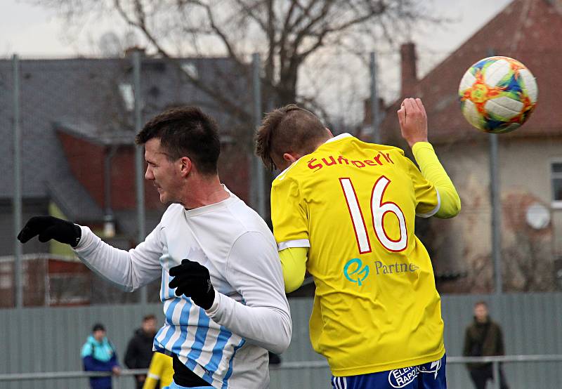 Fotbalisté Šumperku v přípravě proti Olešnici