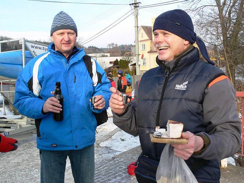 Vodáci sjížděli na Štěpána řeku Desnou