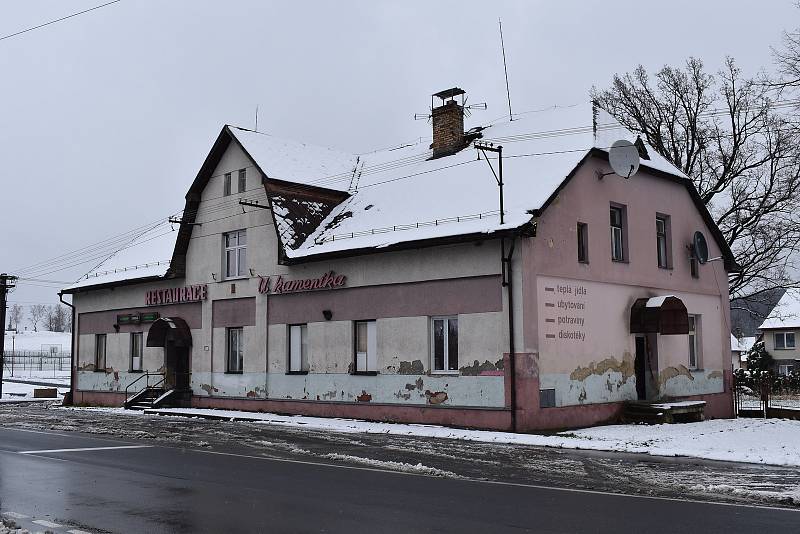 Vápenná - bývalá restaurace U Kameníka