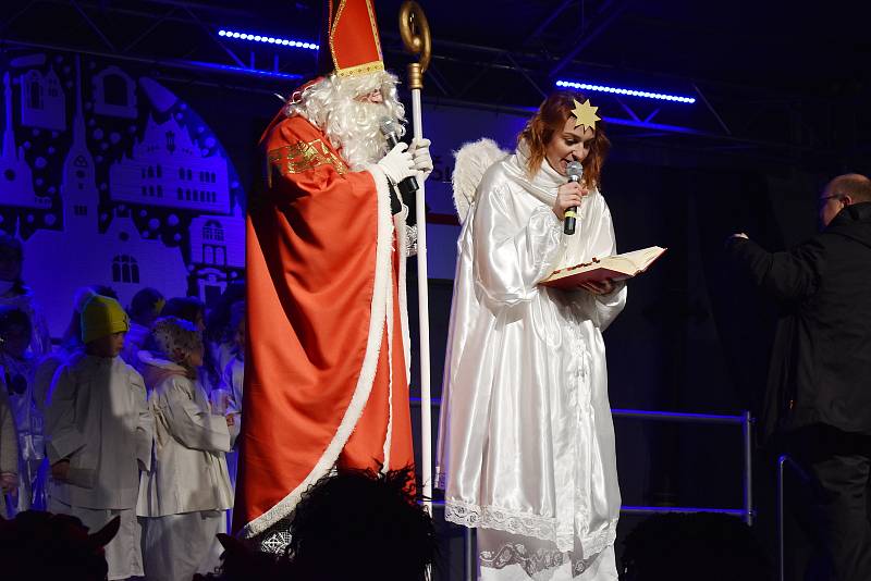 Setkání se svatým Mikulášem v pondělí 5. prosince 2022 v Šumperku.