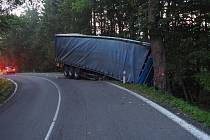 Nehoda v pondělí 5. září u Štítů.