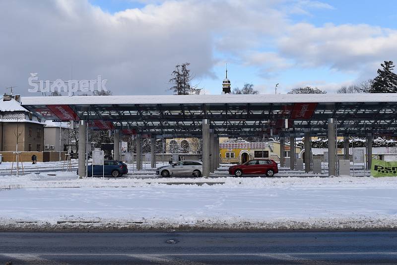 Nový přestupní terminál Šumperk - autobusové nádraží.