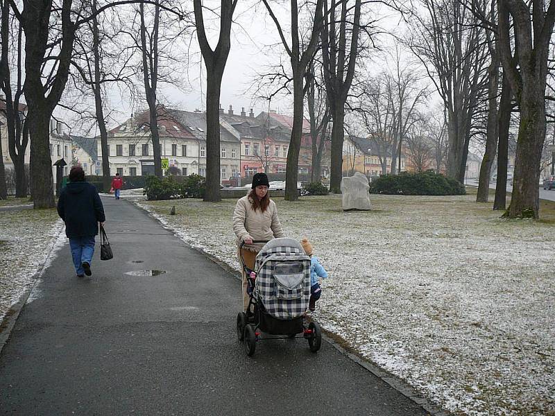 Park u jesenického náměstí Svobody