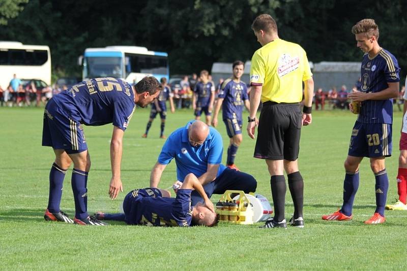 Fotbalový pohár: Mikulovice versus Sigma Olomouc.