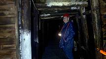 Veřejnosti zpřístupněný bývalý železnorudný hlubinný důl Hraničná v Rychlebských horách