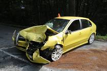 Na silnici mezi obcemi Brodek u Konice a Konice došlo k dopravní nehodě.