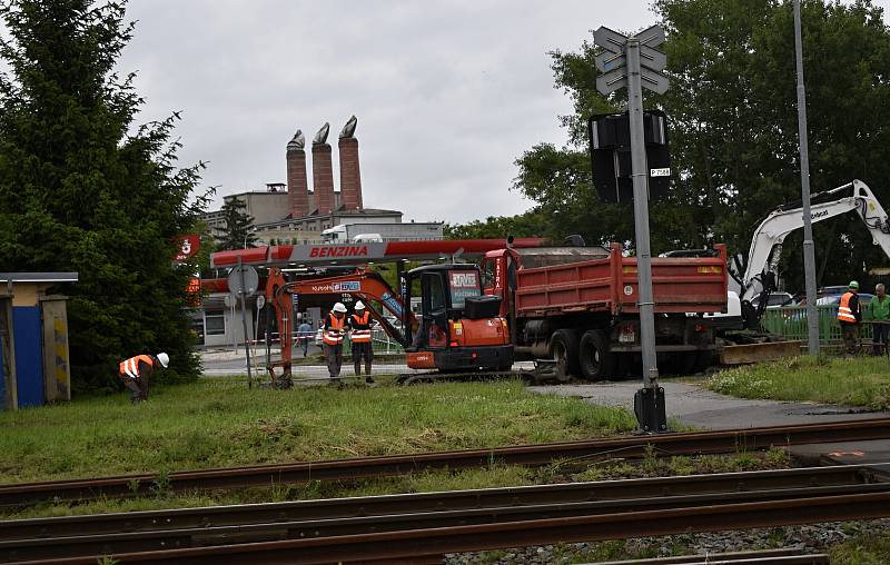 Rekonstrukce železničního přejezdu ve Vrahovické ulici  - 8. 6. 2020