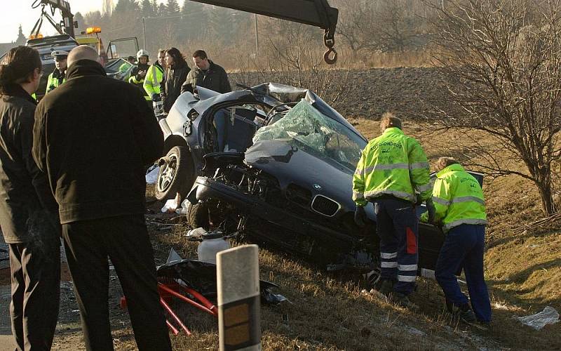 Tragická nehoda na R46 v Prostějově, při které zemřelo šest lidí