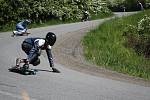 Vyznavači longboardů z celé střední Evropy se sjeli do Konice. Zkusili se popasovat s tratí plnou zatáček. 