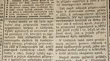 Výstřižek z vánočního vydání prostějovské Stráže lidu z roku 1961