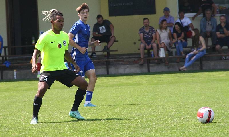 Fotografie z přípravného zápasu mezi celky 1. SK Prostějov a FK Dubnica nad Váhom