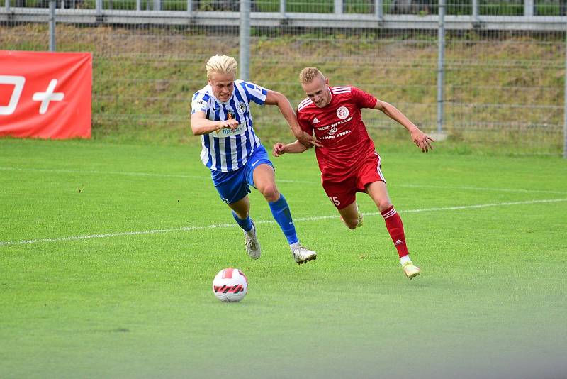 2. kolo FNL mezi celky 1. SK Prostějov a FK Fotbal Třinec