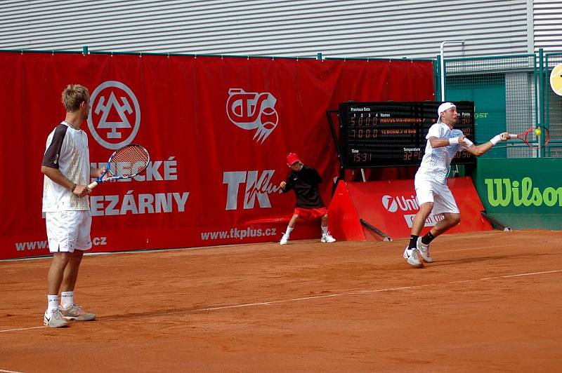Czech Open 2011 - Roman Jebavý (vlevo), Dušan Lojda