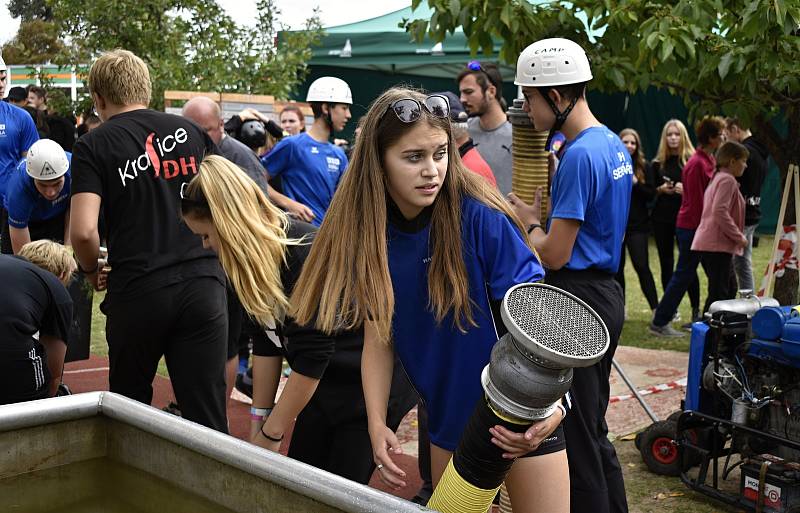 Závěrečný závod letošního ročníku Okresní dětské ligy Prostějovska v hasičském sportu se uskutečnil v Krasicích. 25.9. 2021