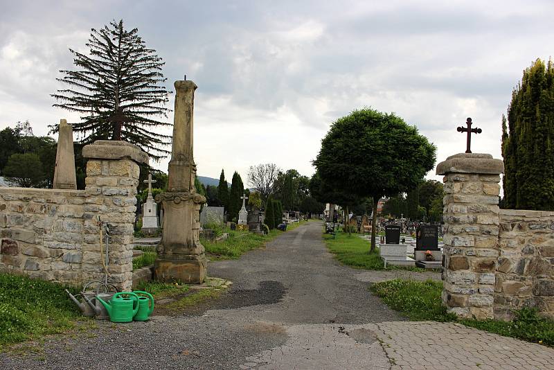 Hřbitov v Hranicích 23. července 2020