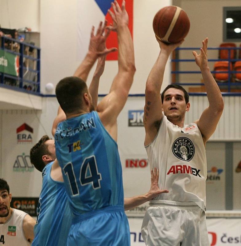 Sport basketbal NBL - Děčín vs. Olomoucko 85:66