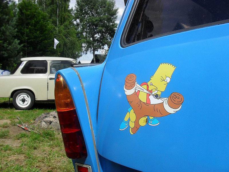 Trabant sraz Morava 2011 v plumlovském kempu Žralok