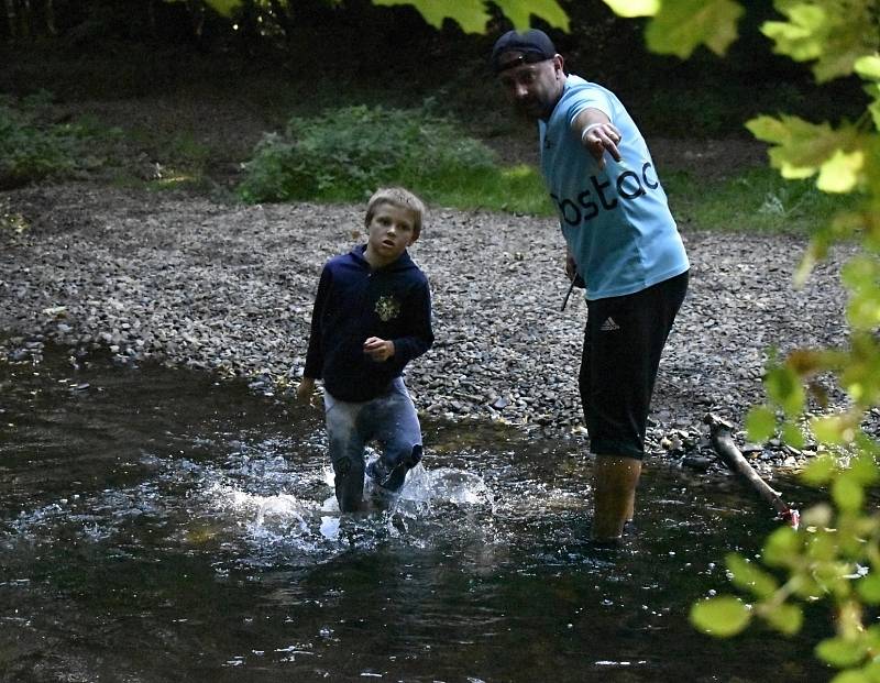 Překážkový závod v Biokoridoru Hloučela, 19.9. 2020