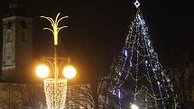Rozsvícení vánočního stromu v Prostějově - 27. listopadu 2015