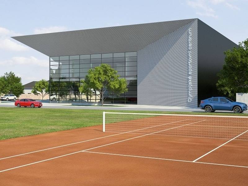 Vizualizace - Budoucí podoba Národního olympijského centra v Prostějově