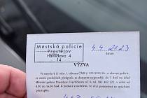 Výzva Městské policie Prostějov.