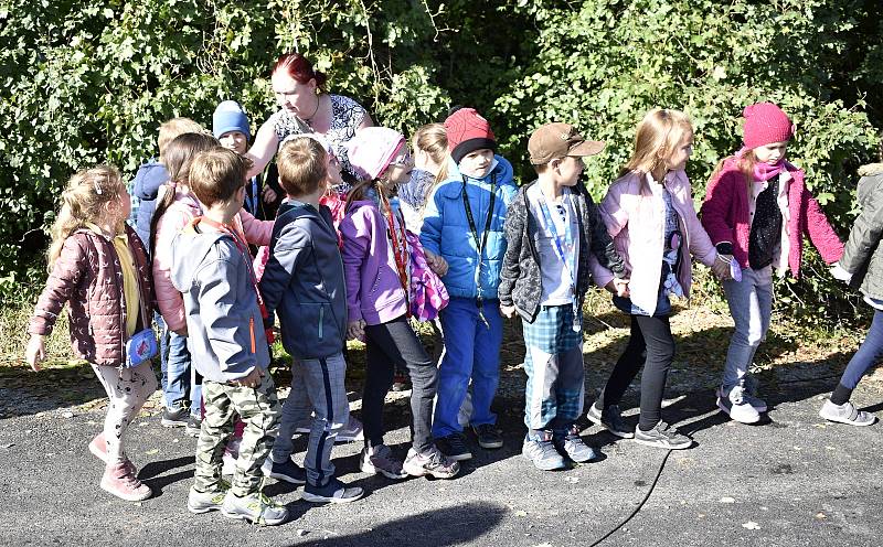 Slavnostní otevření cyklostezky spojující Plumlov s Mostkovicemi podél plumlovské přehrady. 1.10. 2021